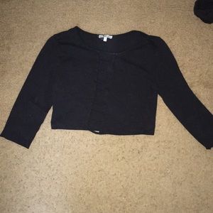Cropped black long sleeve